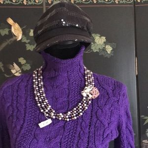 Multicolor pearls necklace beautiful color